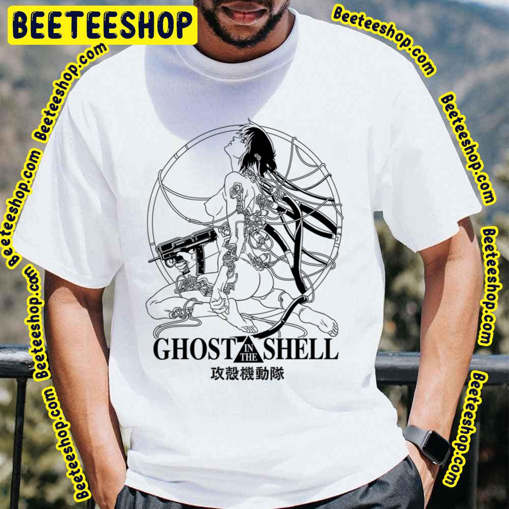 Black Line Ghost In The Shell Trending Unisex T-Shirt