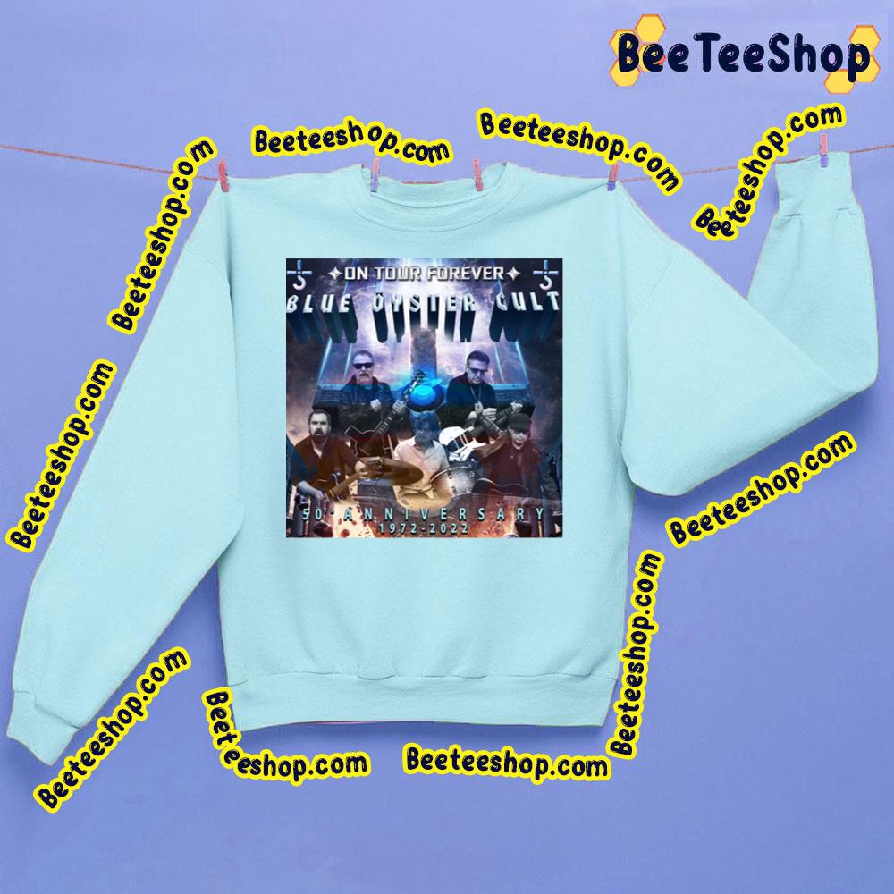 Blue Osyter 50th Anniversary Cult Tour 2022 Masokber Trending Unisex Sweatshirt