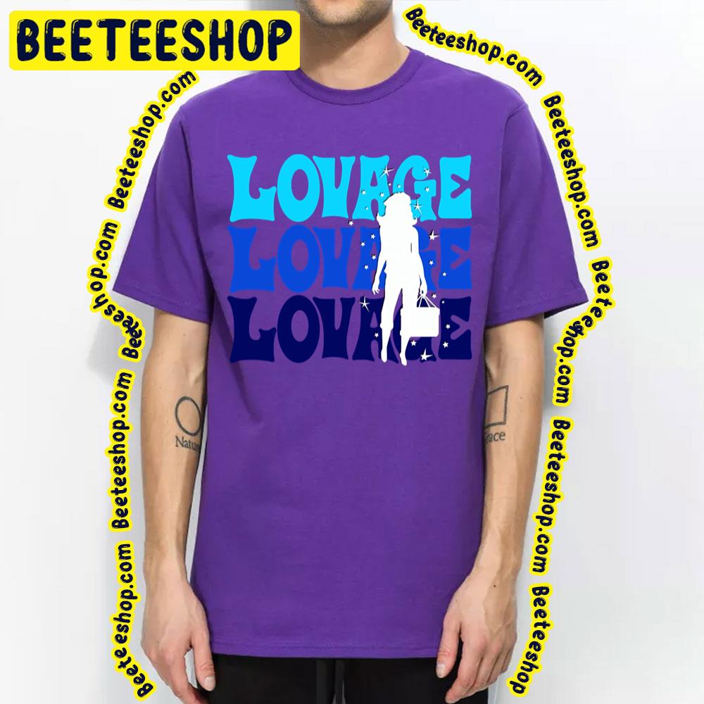 Blue Retro Lovage Trending Unisex T-Shirt