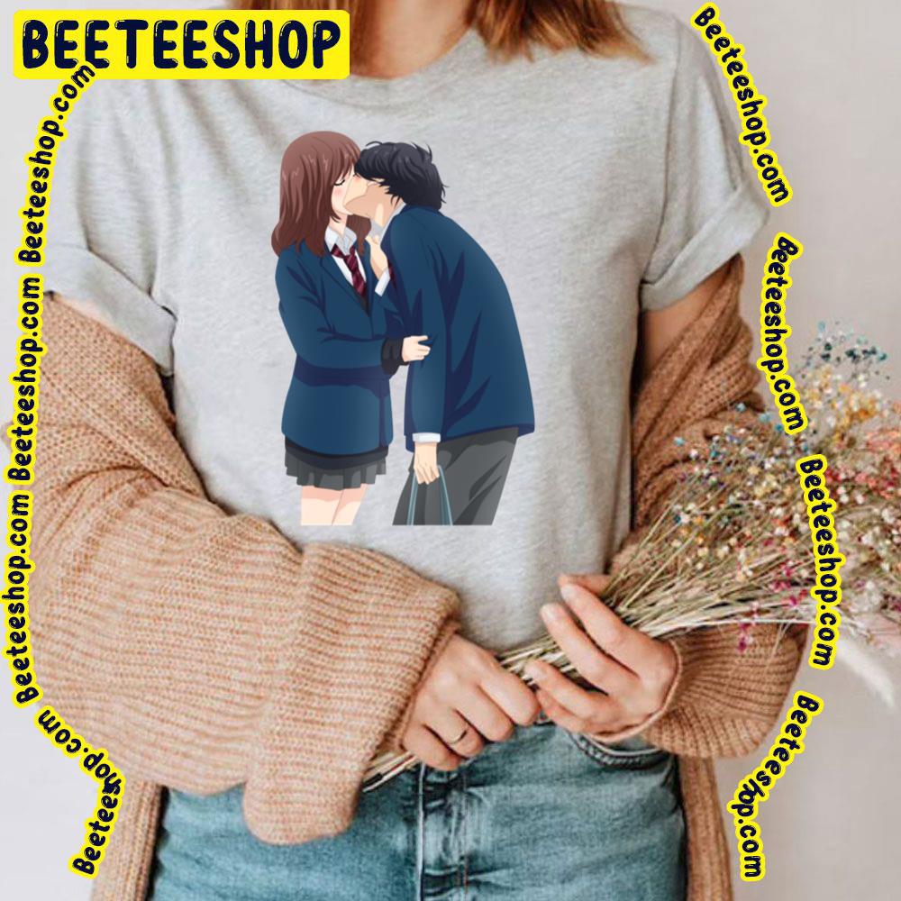 Ao Haru Ride Japanese Manga Couple Romantic Anime Cute Futaba Kou Blue  Spring Ride Hoodie Oversized Men Sweatshirt Sweater - Hoodies & Sweatshirts  - AliExpress