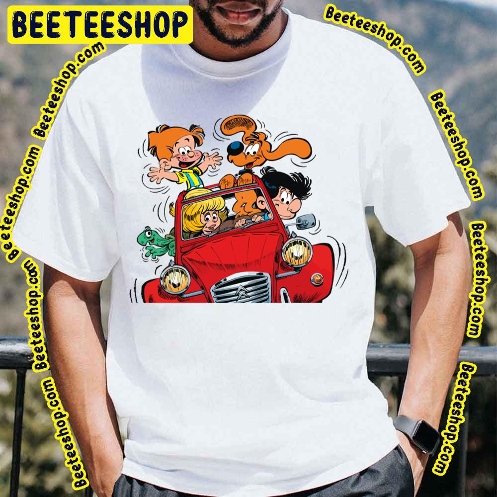 Boule Et Bill Billy And Buddy In The Car Trending Unisex T-Shirt