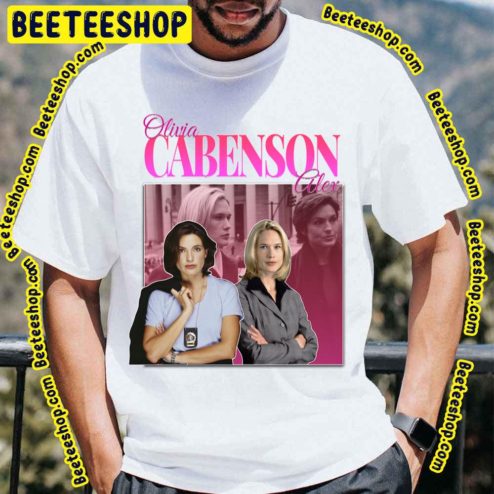 Cabenson Alex Cabot Olivia Benson 90s Inspired Vintage Homage Trending Unisex T-Shirt