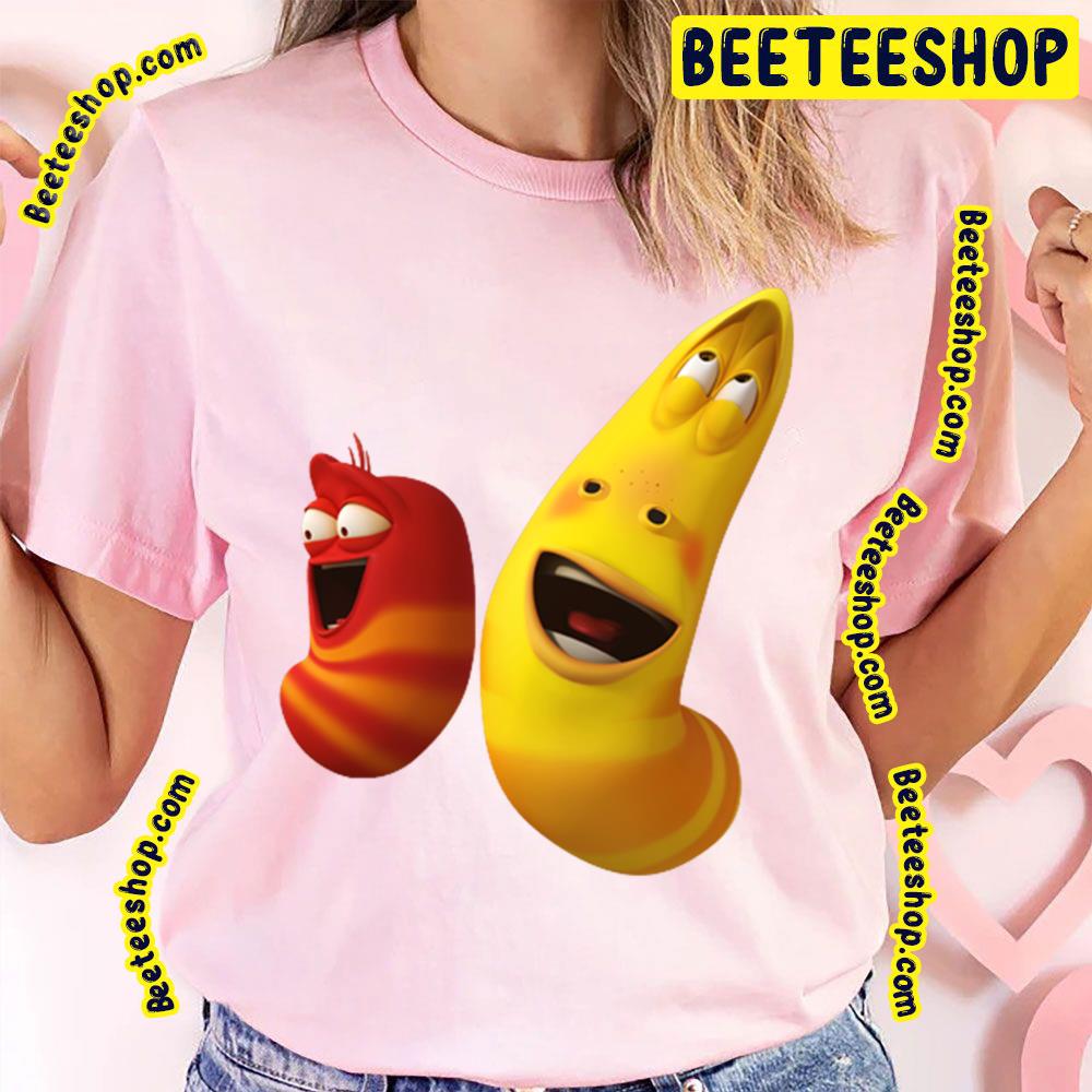 Comic Show Larva Red And Yellow Trending Unisex T-Shirt