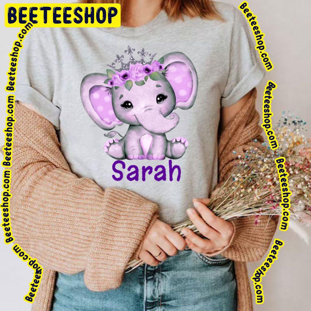 Cute Elephant Sarah Trending Unisex T-Shirt