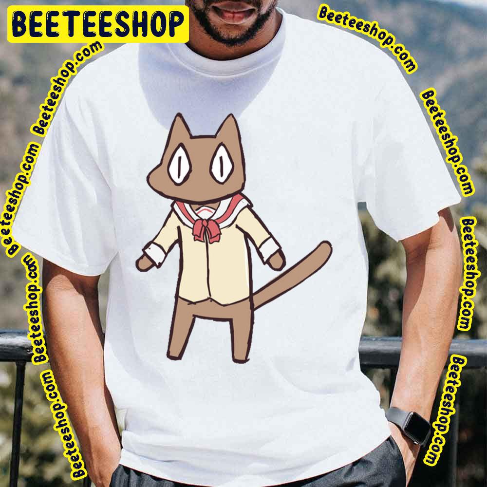 Cute Sakomoto Nichijou Cat Yuuko Aioi Nichijou Trending Unisex T-Shirt