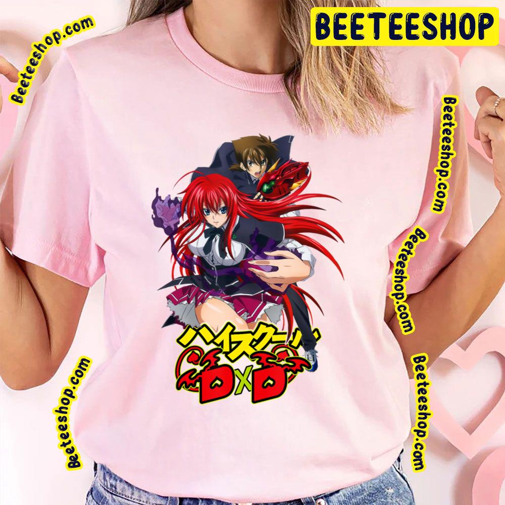 Love Anime High School Funny Anime Dxd Rias Gremory Retro Character Unisex  T-shirt - Teeruto