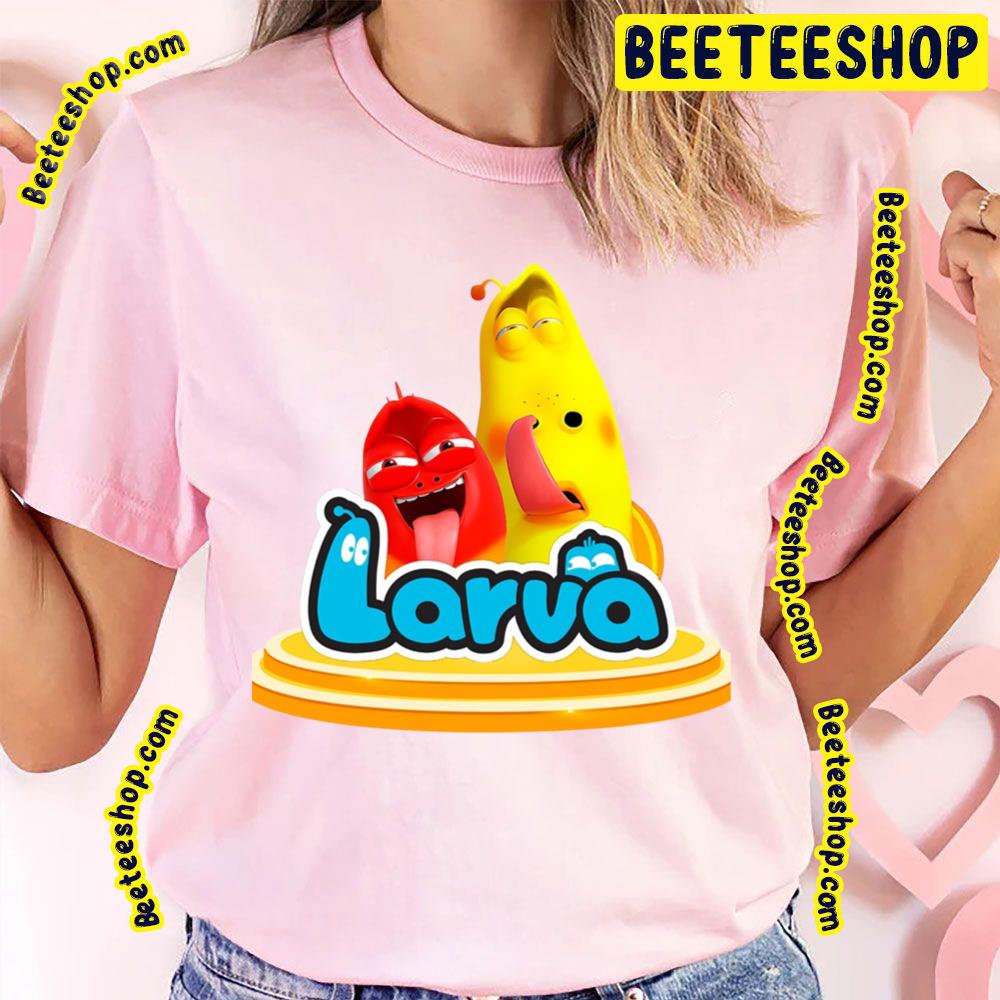Funny Time Larva Cartoon Trending Unisex T-Shirt