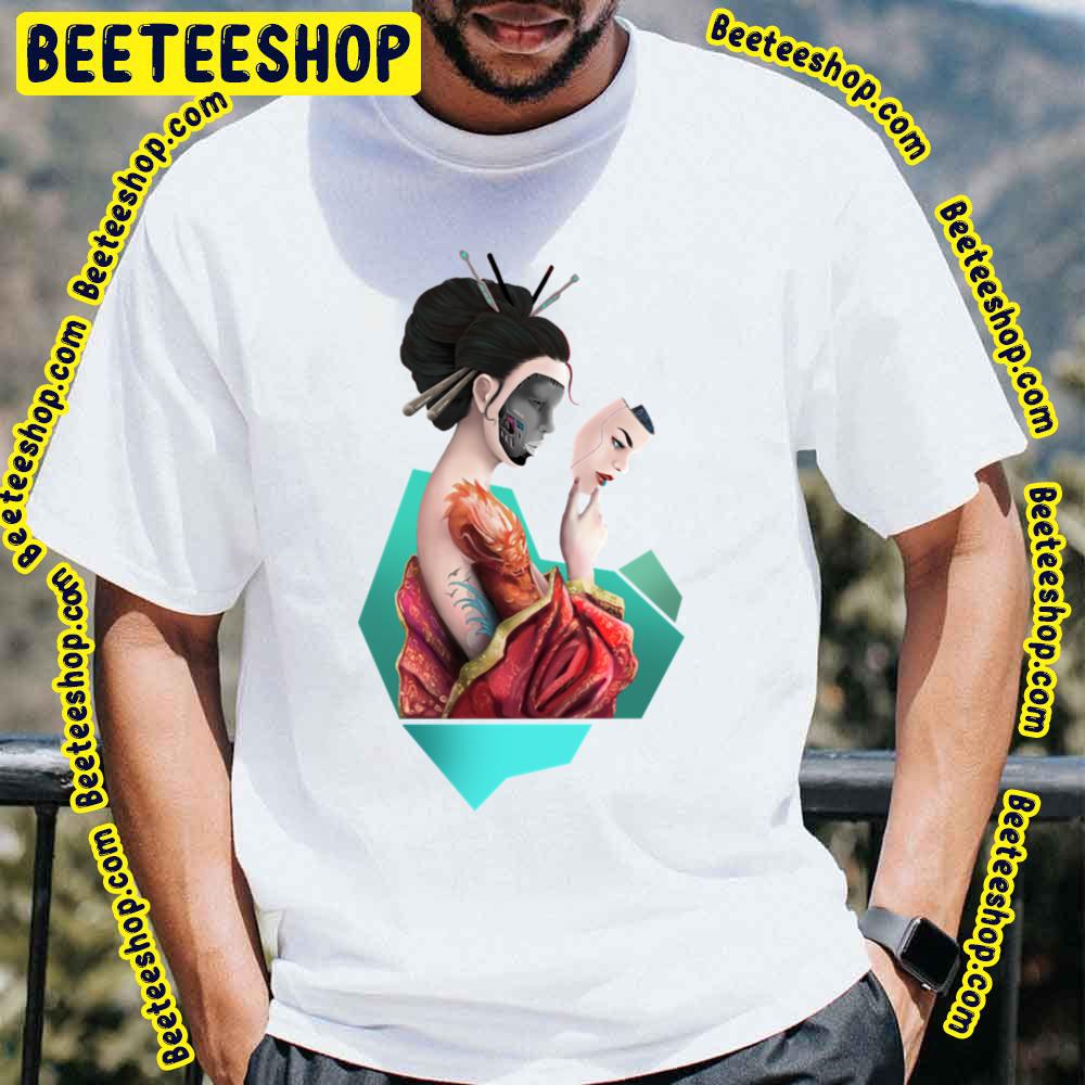 Geisha Ghost In The Shell Trending Unisex T-Shirt