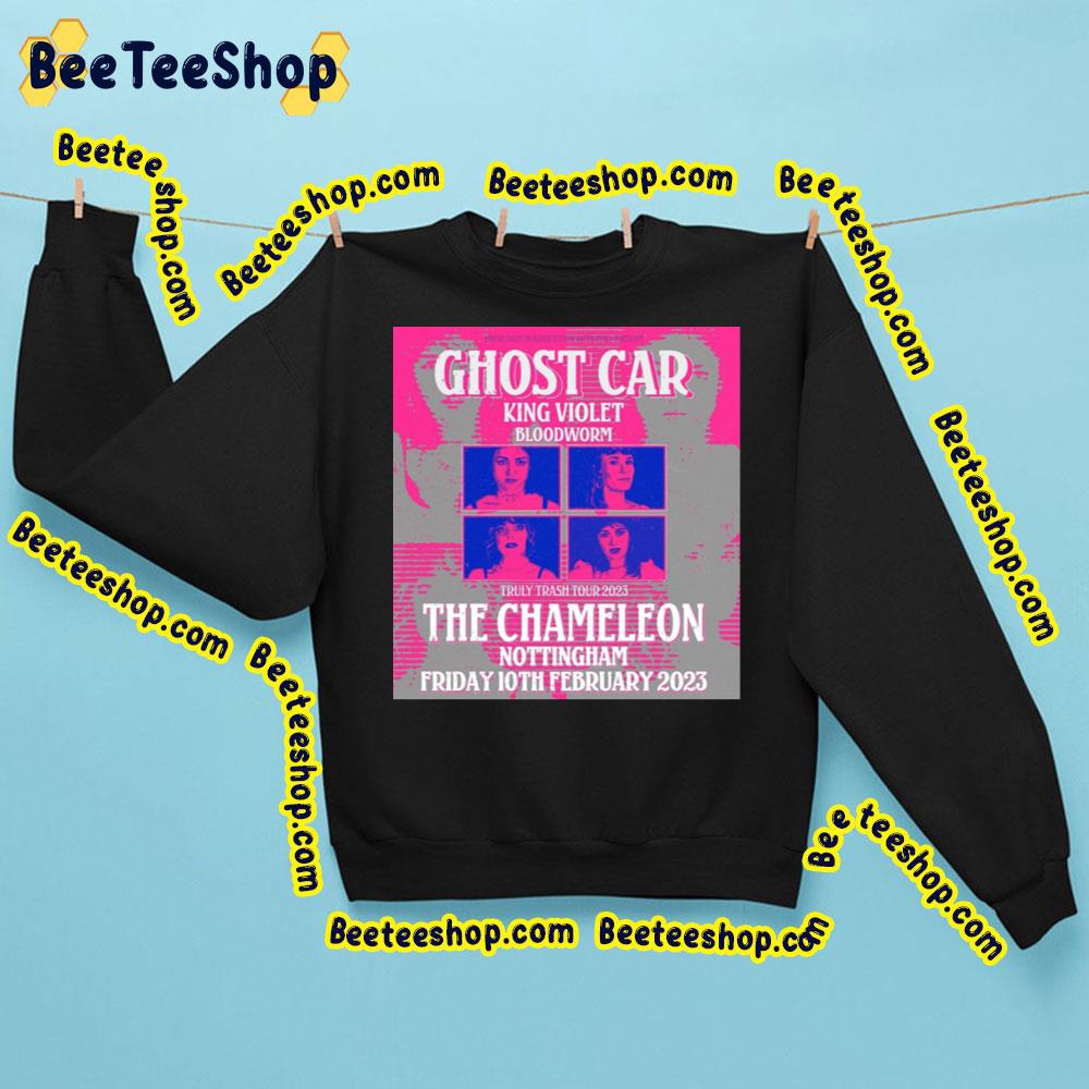 Ghost Car King Violet Bloodworm Truly Trash Tour 2023 Trending Unisex Sweatshirt