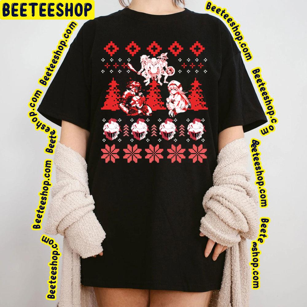 Goblin Slayer Christmas Knit Pattern Trending Unisex T-Shirt