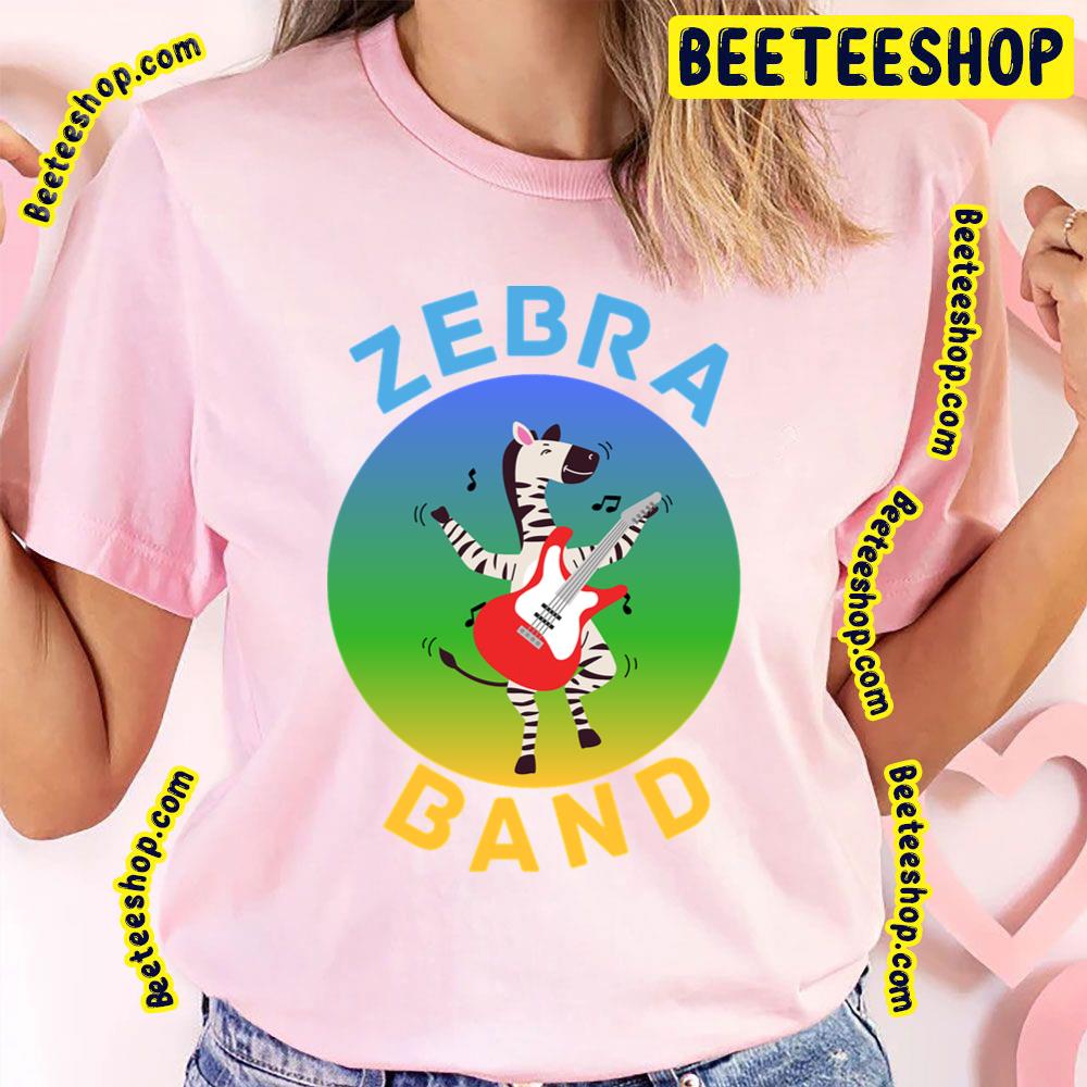 Gradient Art Zebra Band Trending Unisex T-Shirt