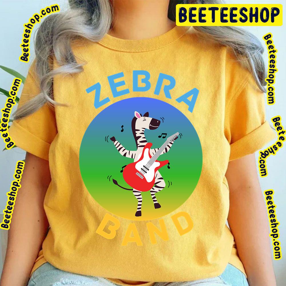 Gradient Art Zebra Band Trending Unisex T-Shirt