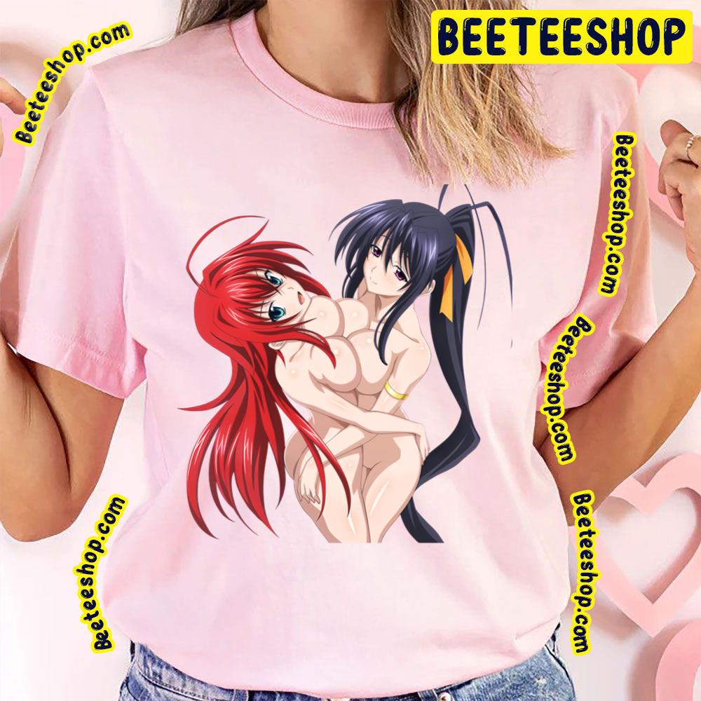 Rias & Akeno The Girls In High School Dxd Anime Unisex T-shirt - Teeruto