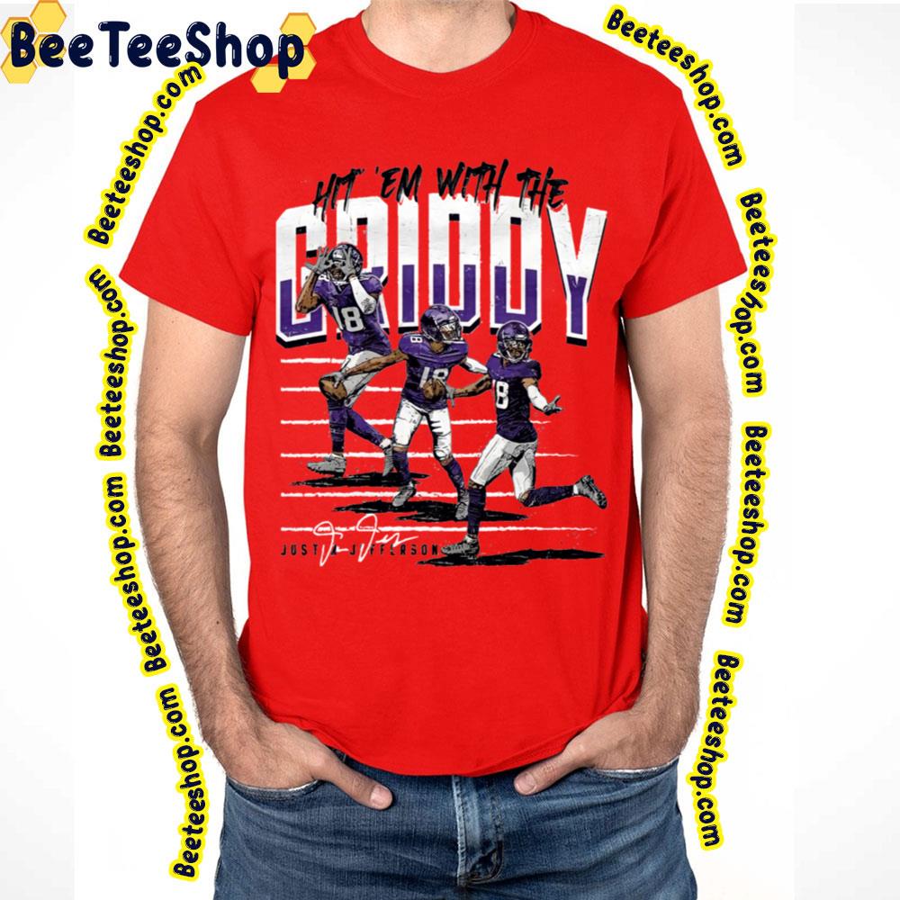 Hit ‘Em With The Griddy Dance Trending Unisex T-Shirt