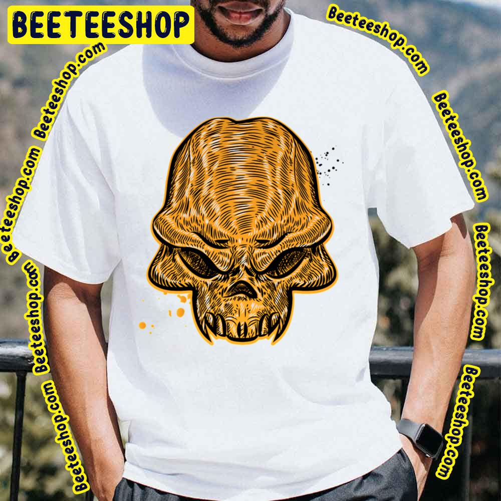 Illustrated Skull Design Trending Unisex T-Shirt