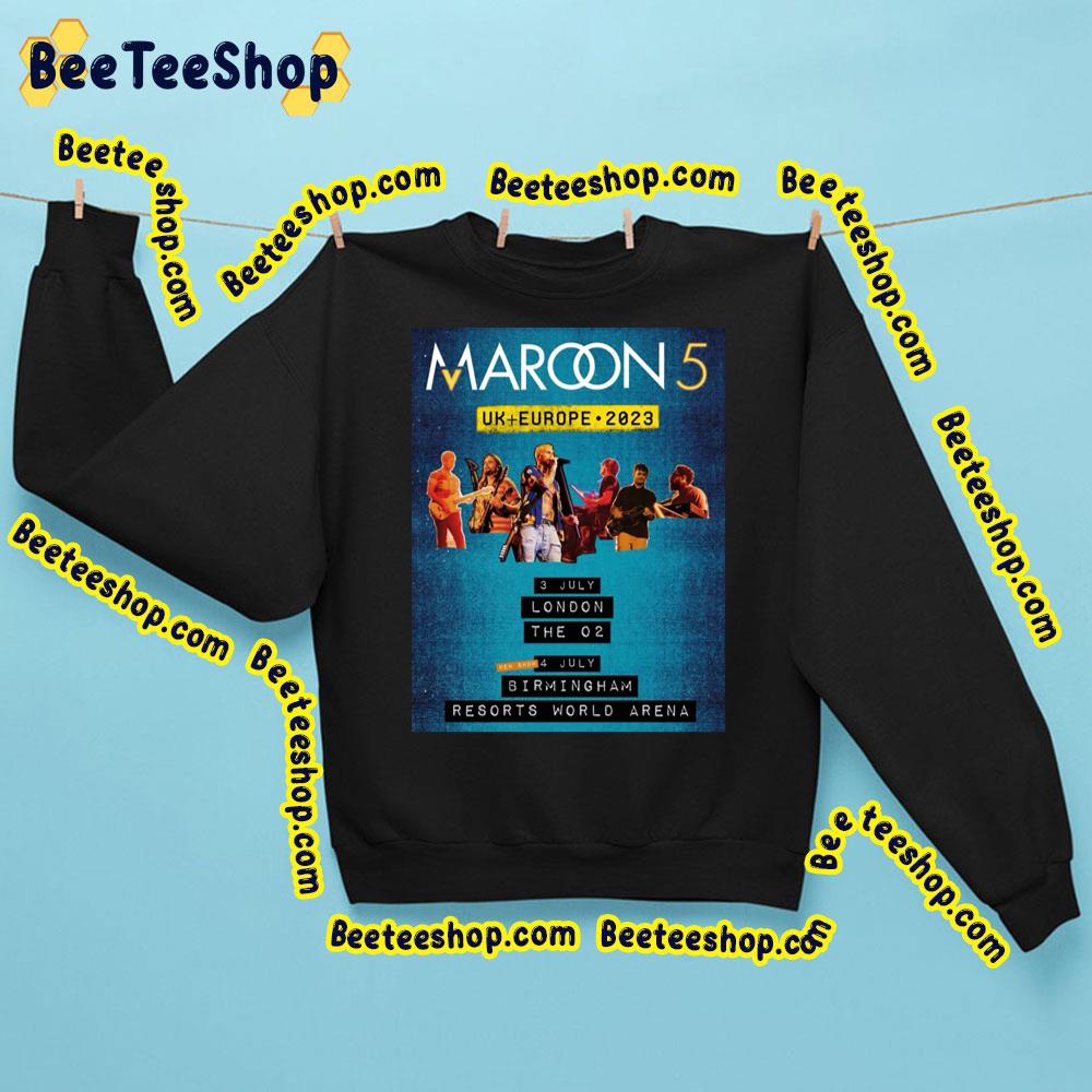 July London Maroon 5 Uk Europe 2023 Trending Unisex Sweatshirt