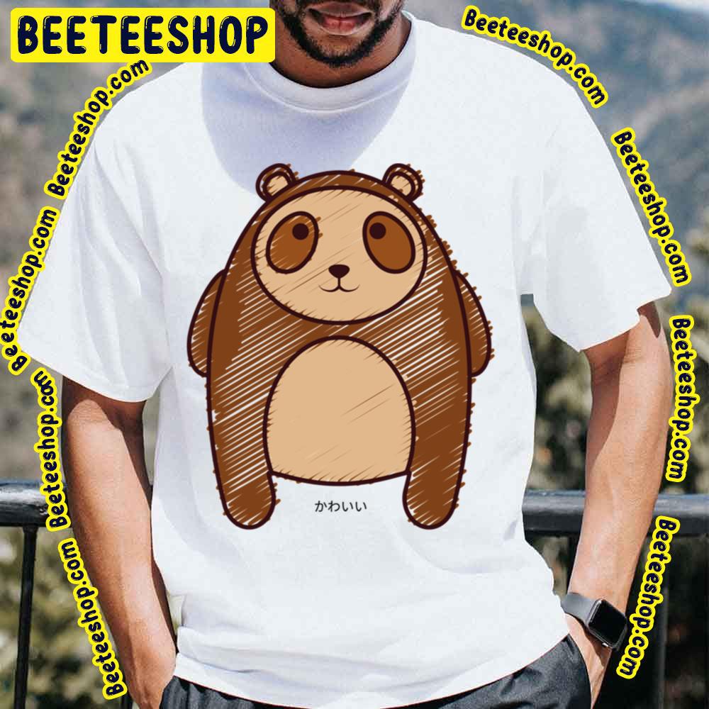 Kawaii Cute Panda Bear Animal Artwork Trending Unisex T-Shirt