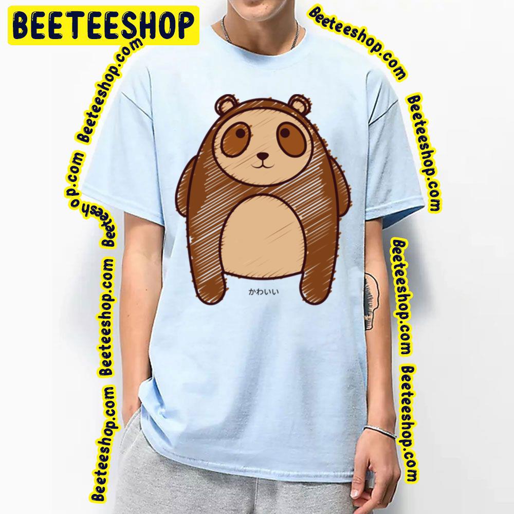 Kawaii Cute Panda Bear Animal Artwork Trending Unisex T-Shirt