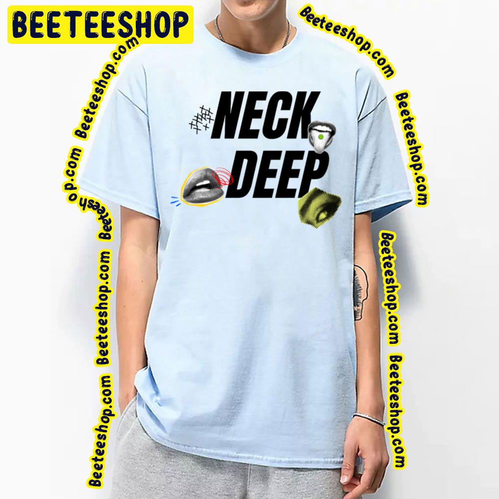 Lips Eye Neck Deep Band Trending Unisex T-Shirt