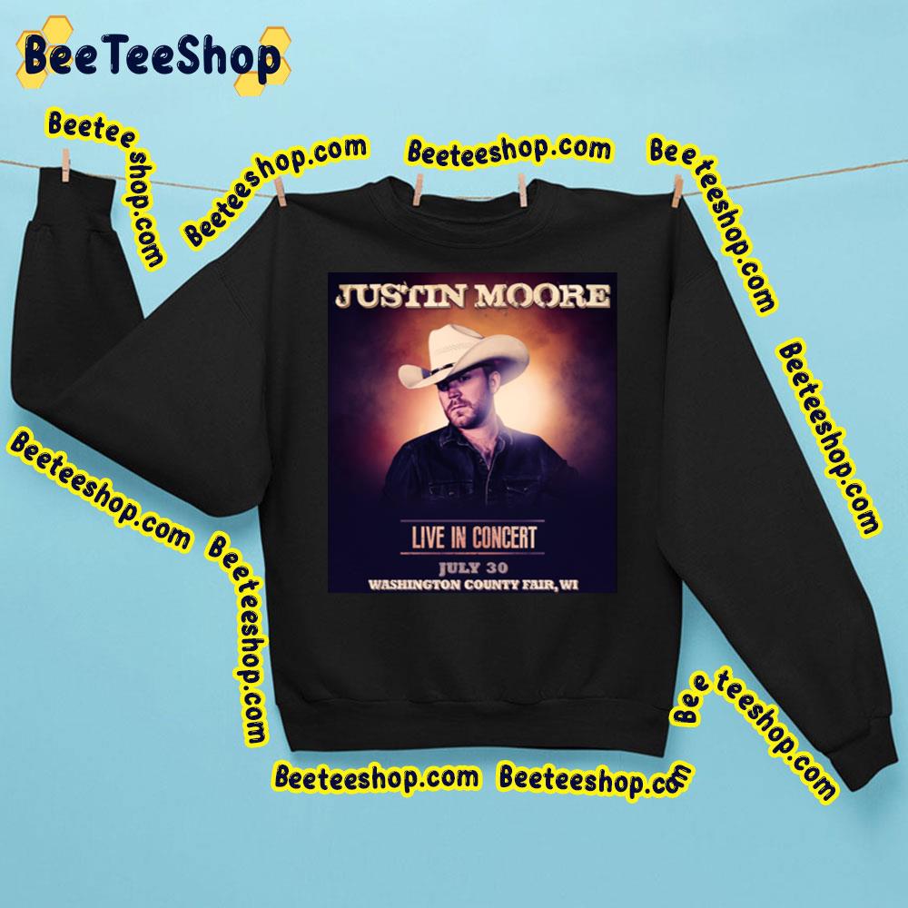 Live In Concert Justin Moore Trending Unisex Sweatshirt