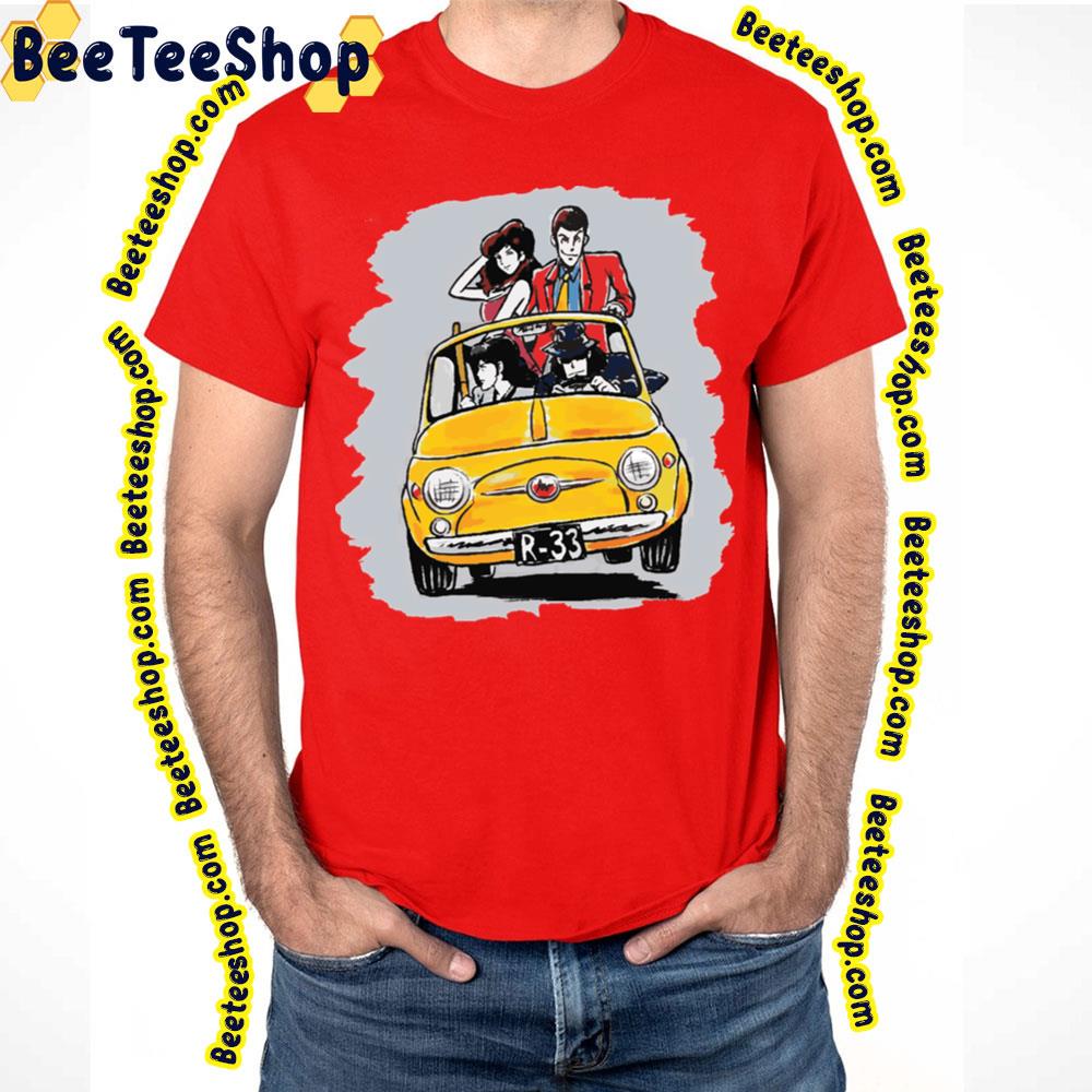 Lupin Iii And Friends On Car Trending Unisex T-Shirt
