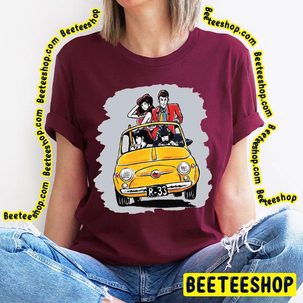 Lupin Iii And Friends On Car Trending Unisex T-Shirt