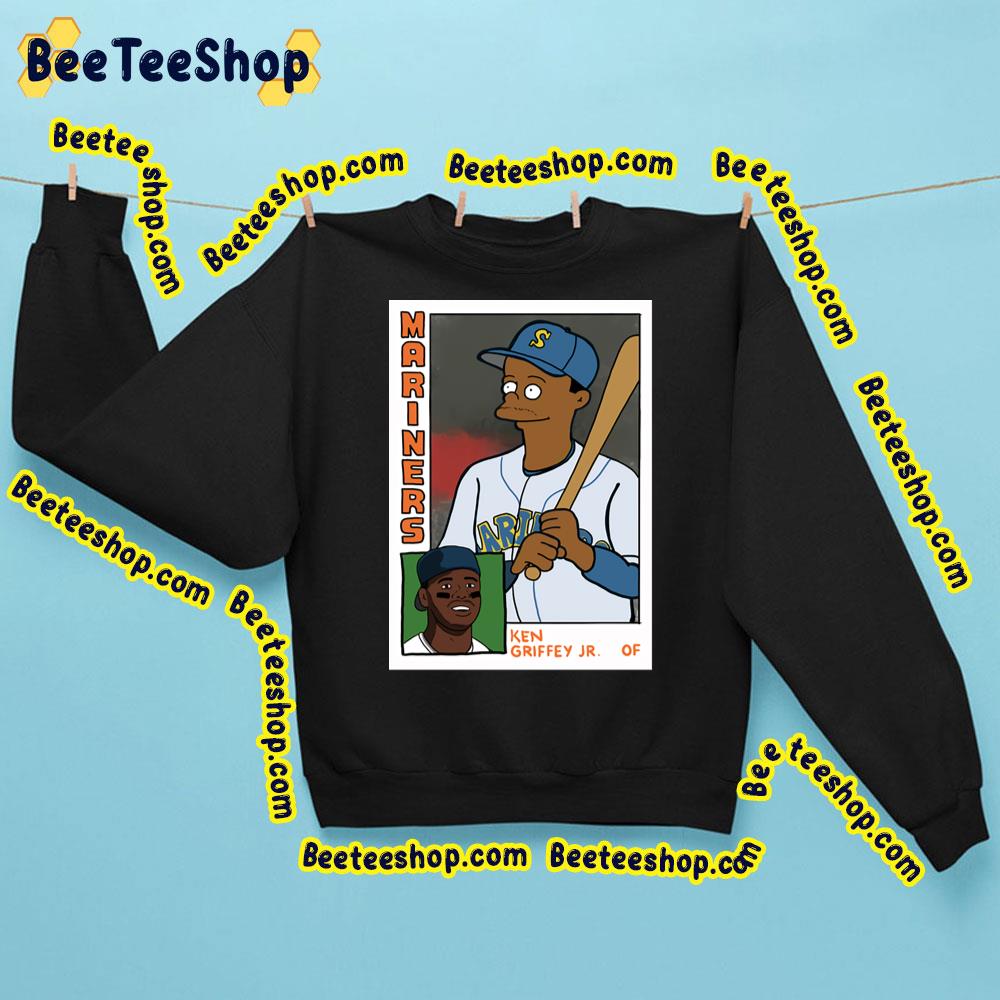 Mariners Ken Griffey Jr 24 Card Baseball Trending Unisex Sweatshirt