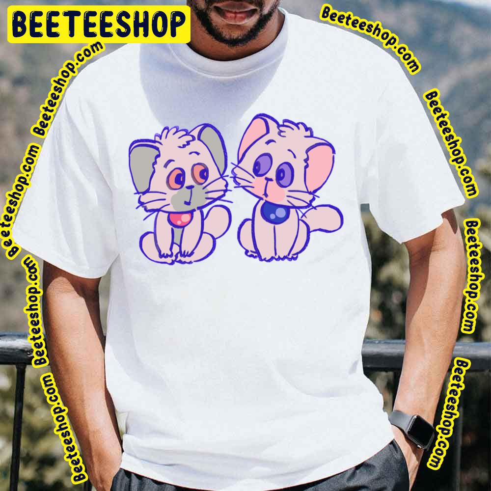 Pastel Pink Posi And Nega Magical Angel Creamy Mami Cats Trending Unisex T-Shirt