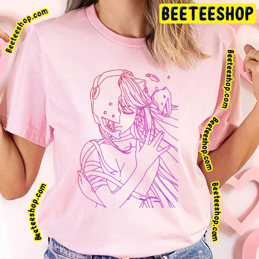 Pink Line Art Elfen Lied Trending Unisex T-Shirt