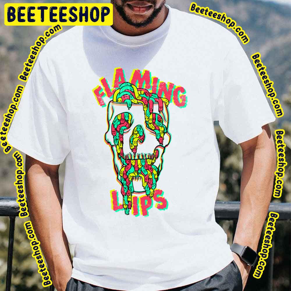 Pop Art Skull The Flaming Lips Trending Unisex T-Shirt