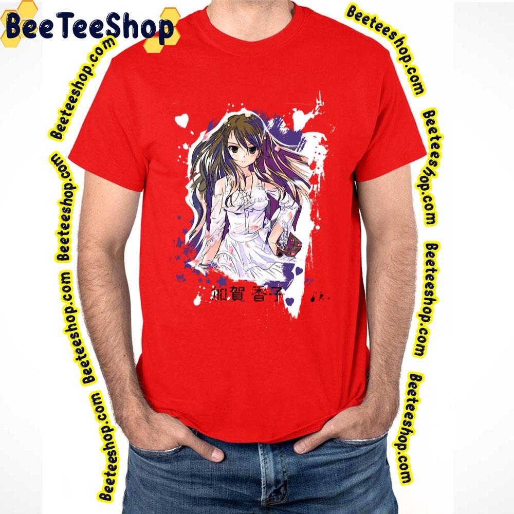 Purple Art Kaga Kouko Golden Time Trending Unisex T-Shirt