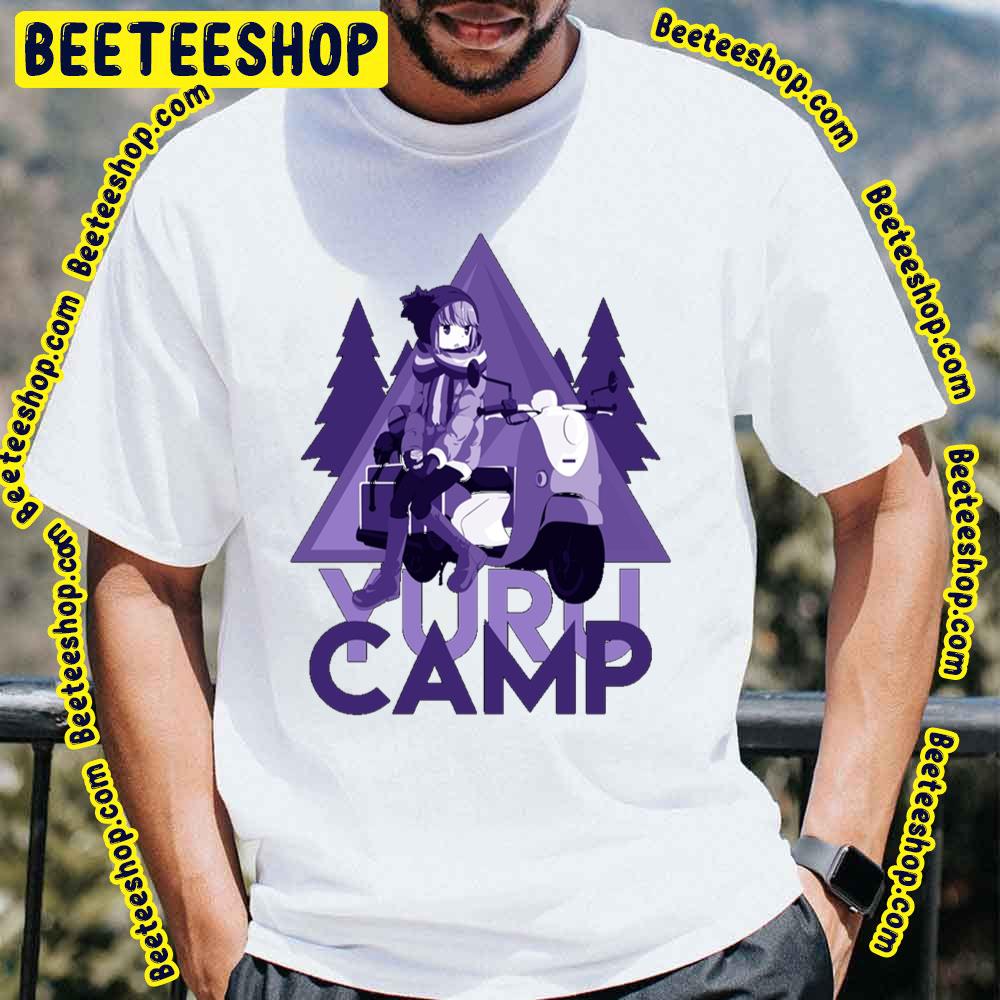 Purple Art Yuru Camp Trending Unisex T-Shirt