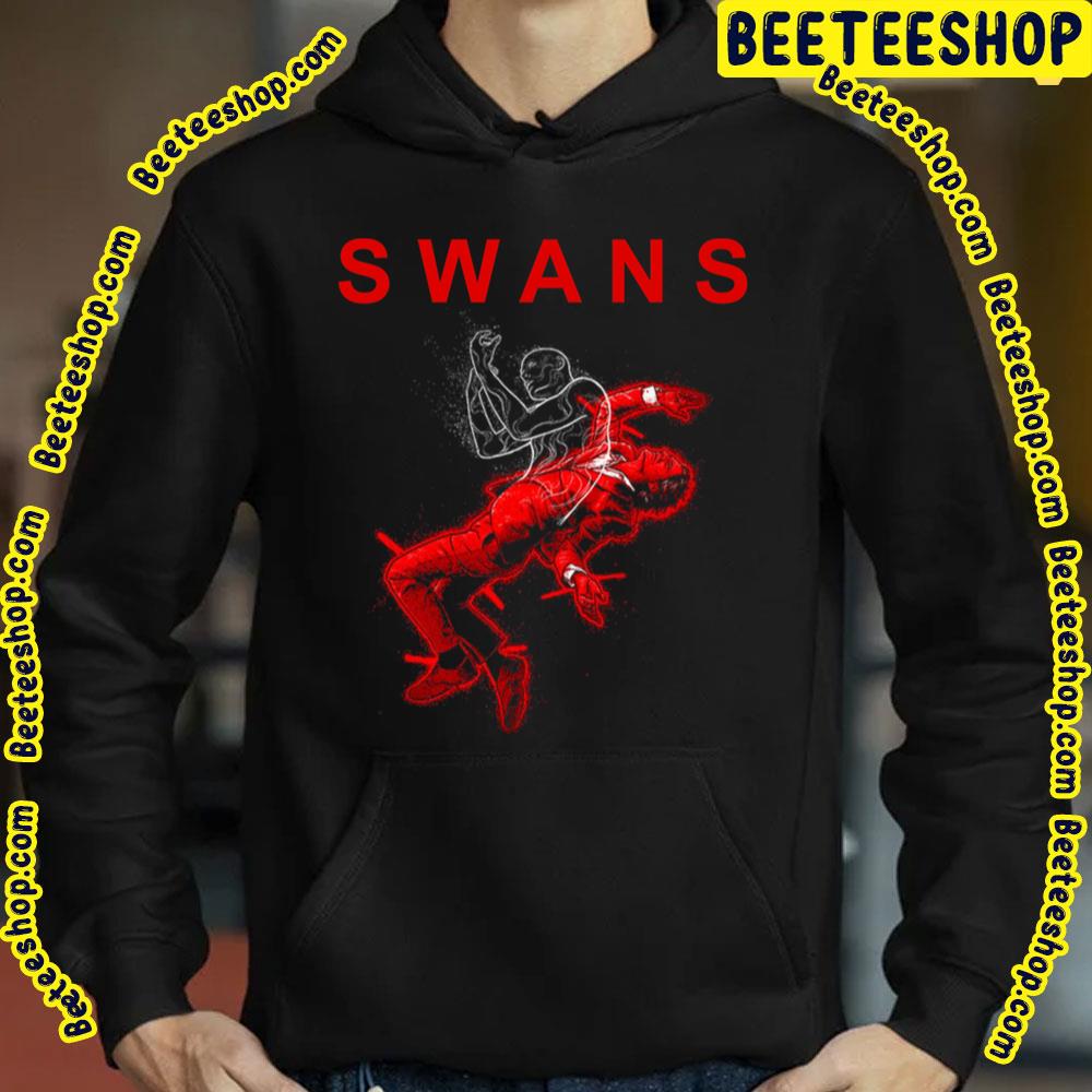 Red Art Swans Trending Unisex T-Shirt
