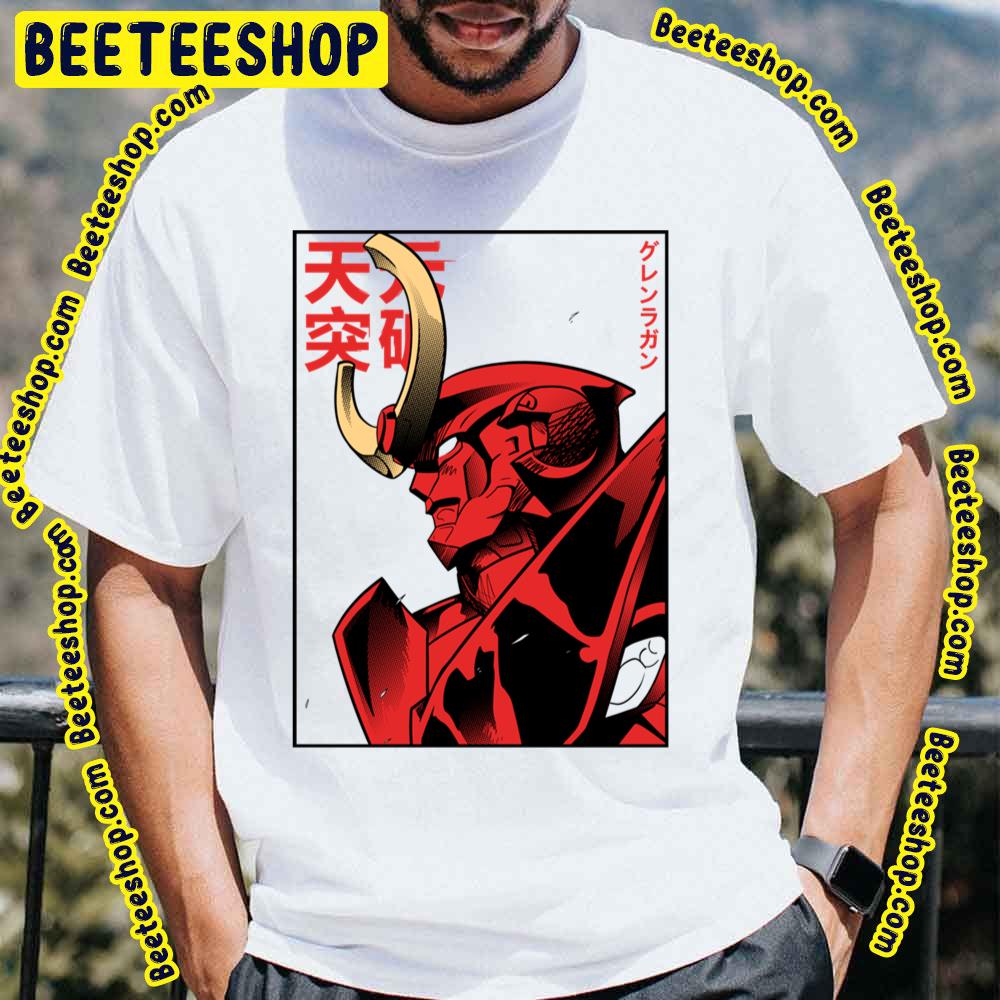 Red Art Tengen Toppa Gurren Lagann Trending Unisex T-Shirt