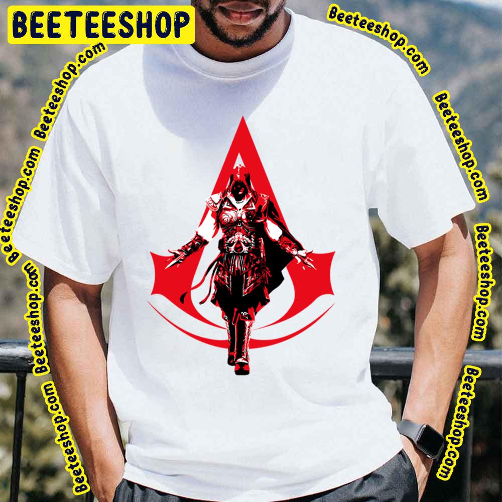 Red Assassin’s Creed Gaming Logo Trending Unisex T-Shirt