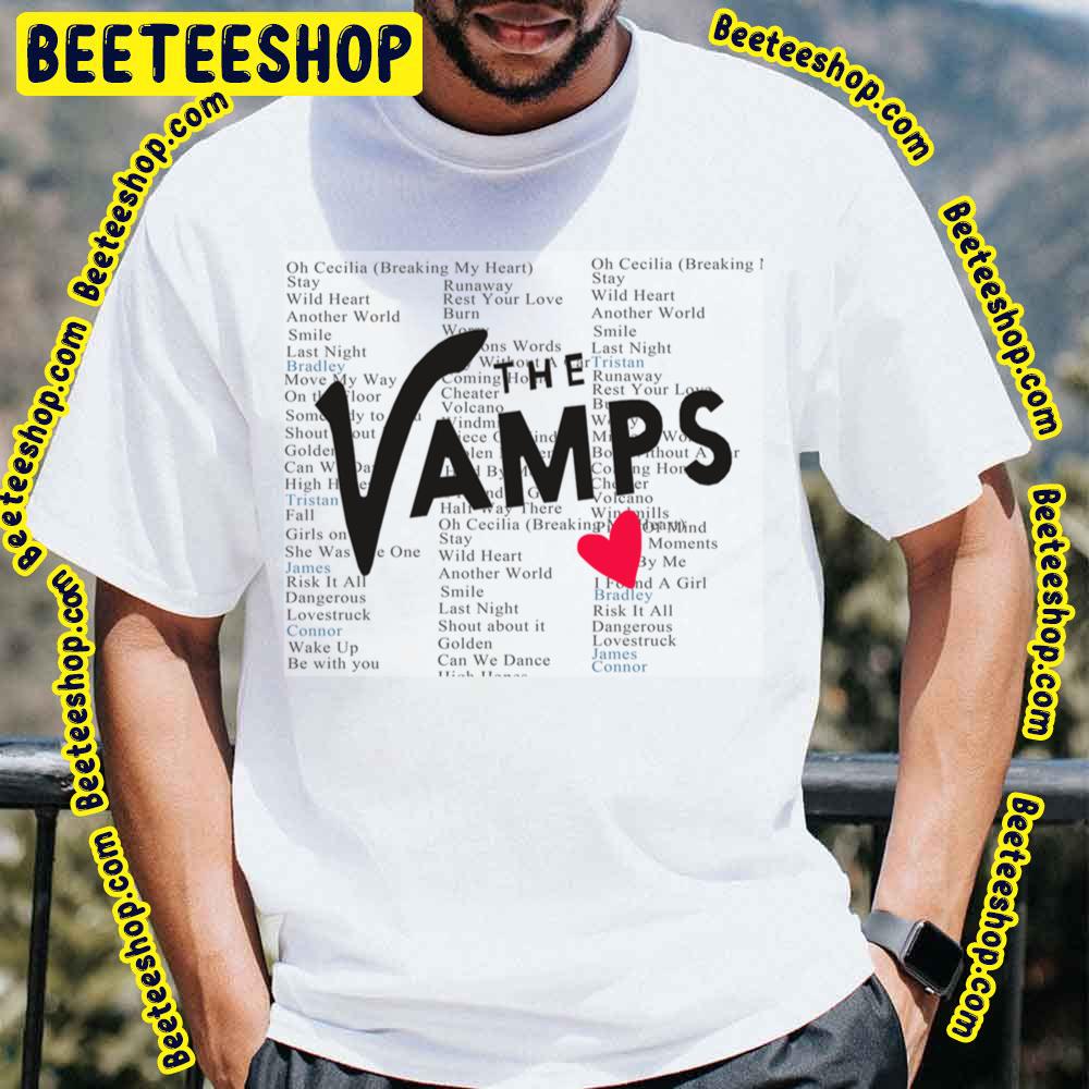 Red Heart The Vamps Trending Unisex T-Shirt