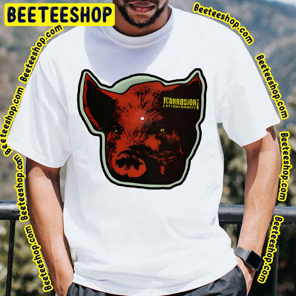 Red Pig Corrosion Of Conformity Trending Unisex T-Shirt