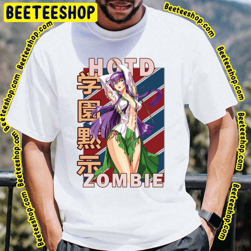 Retro Saeko Busujima Highschool Of The Dead Hotd Trending Unisex T-Shirt