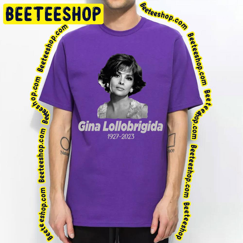 Rip Gina Lollobrigida 1927 2023 Trending Unisex T-Shirt