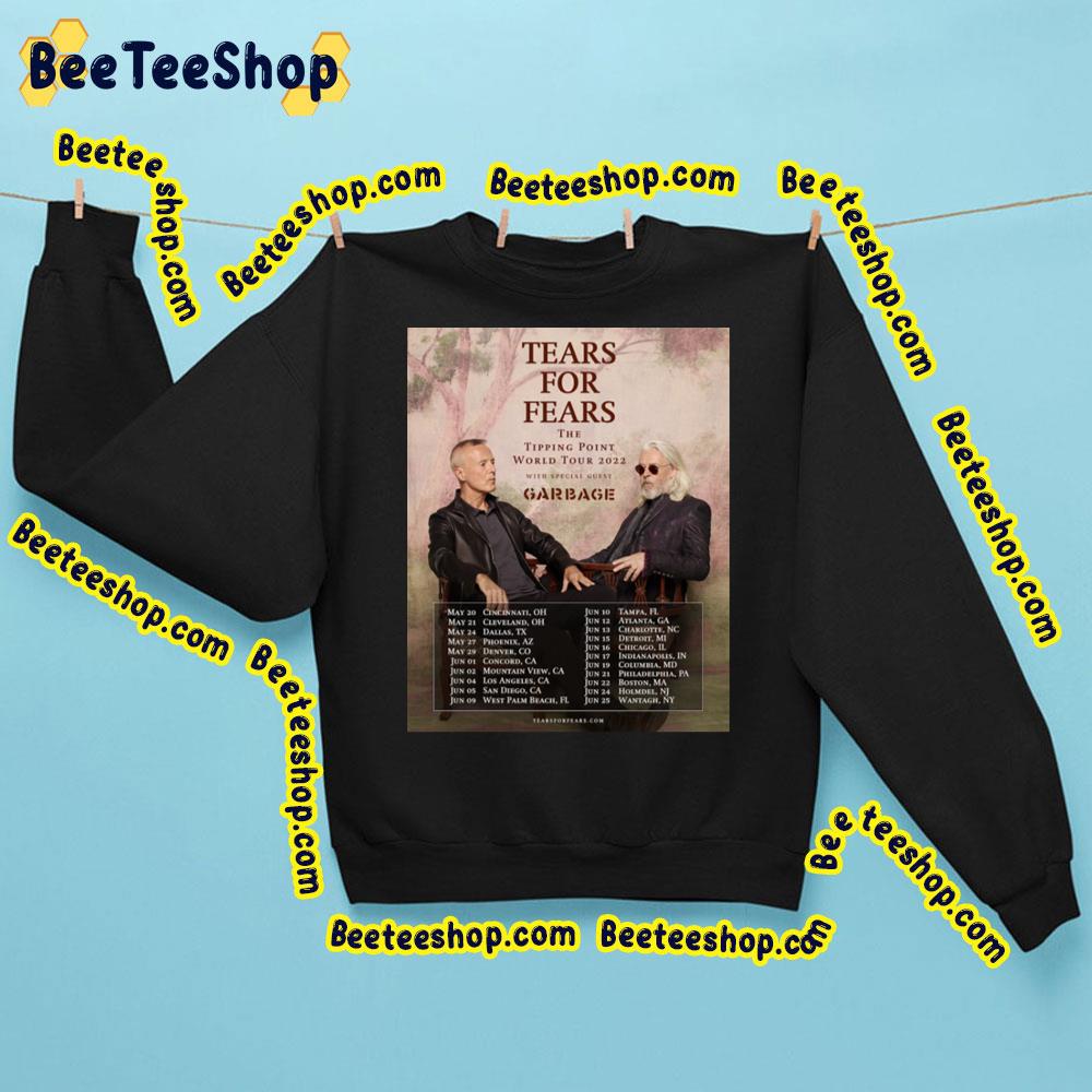 Tears For Fears The Tipping Point World Tour 2022 Trending Unisex Sweatshirt