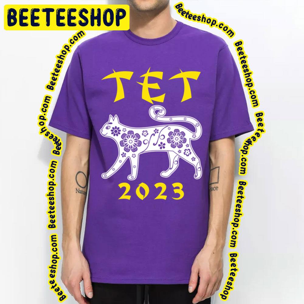 Tet 2023 Year Of The Cat Vietnamese Lunar New Year Trending Unisex T-Shirt