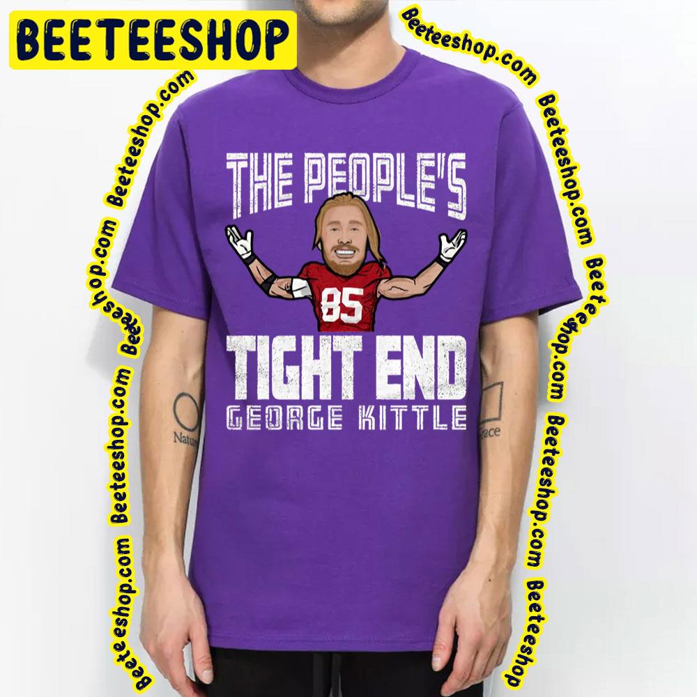 The People’s Tight End George Kittle Carton Football Trending Unisex T-Shirt