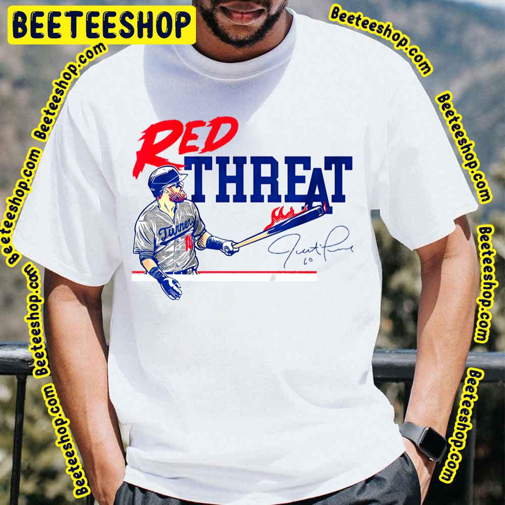 The Red Threat Signature Baseball Trending Unisex T-Shirt