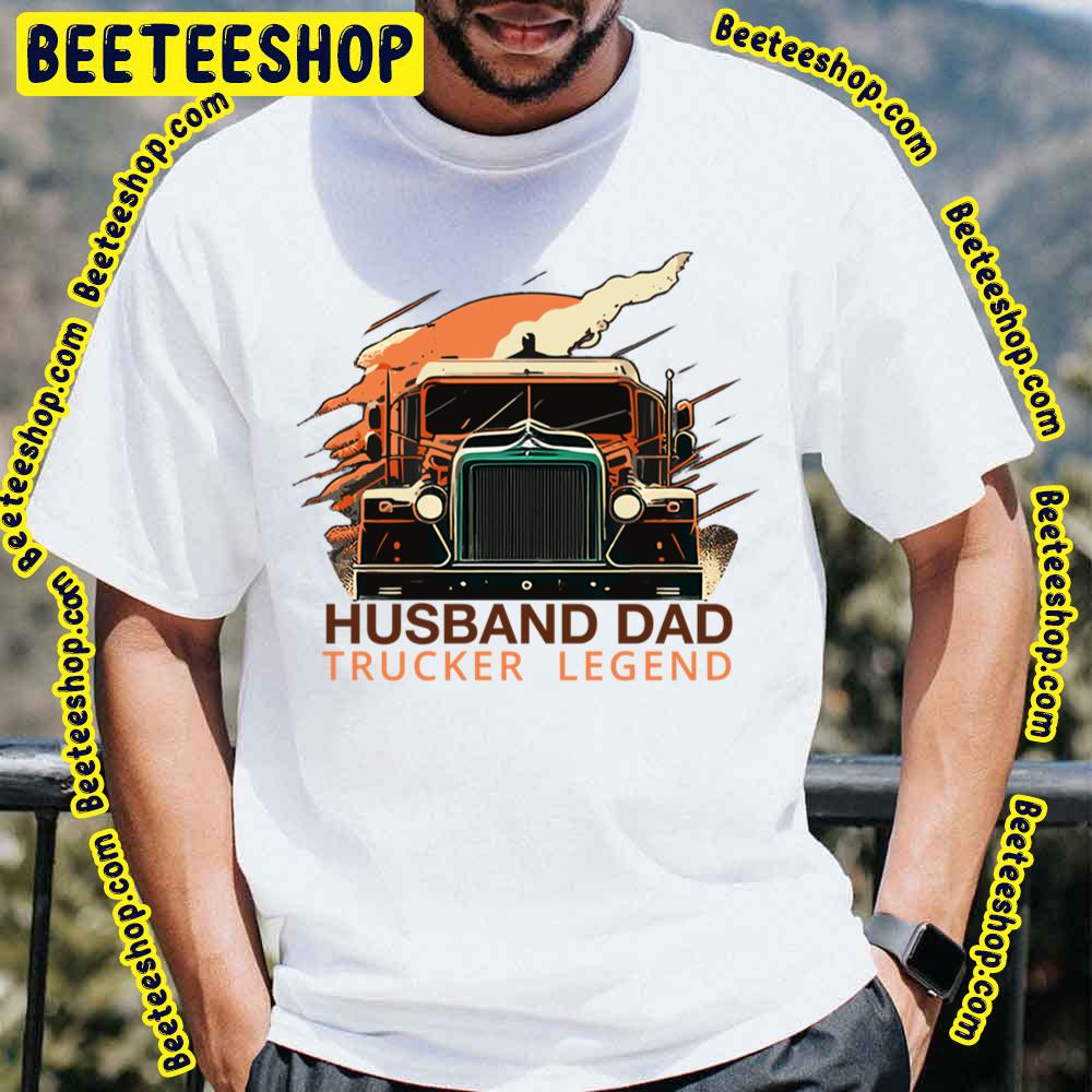 Vintage Husband Dad Trucker Legend Trending Unisex T-Shirt