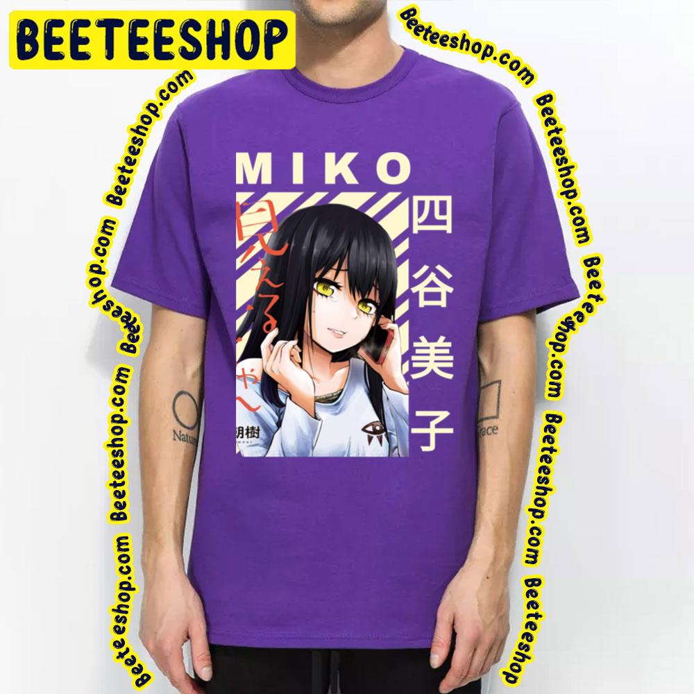 Vintage Miko Yotsuya Mieruko Chan The Girl That Sees Them Trending Unisex T-Shirt