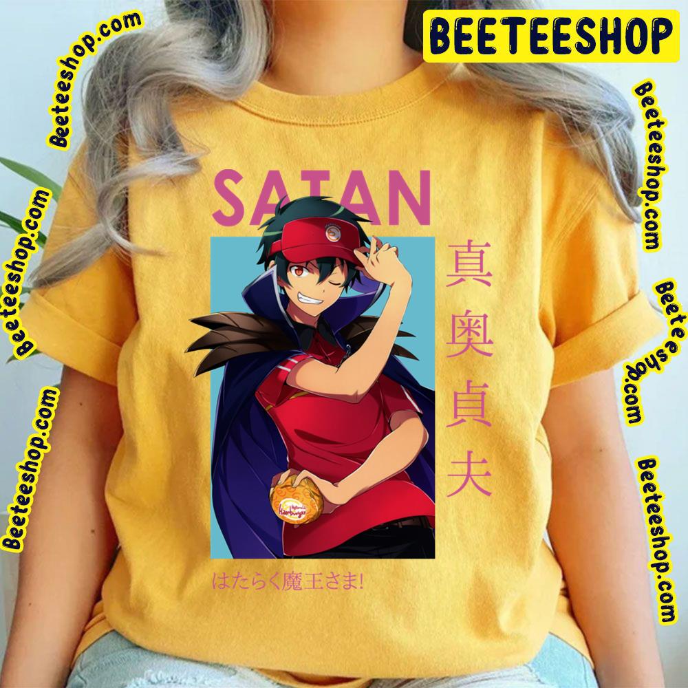 Vintage Satan The Devil Is A Parttimer Card Anime Trending Unisex T-Shirt