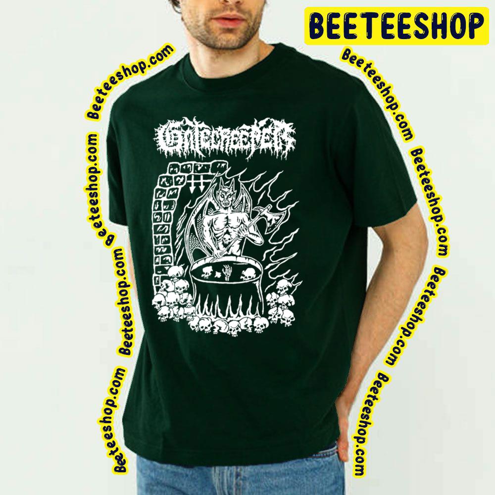 White Design Gatecreeper Death Metal Trending Unisex T-Shirt