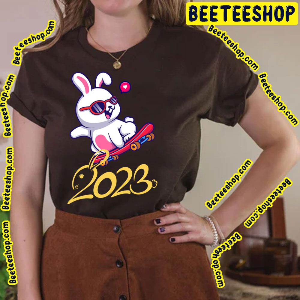 Year Of The Rabbit Snowboarding 2023 Trending Unisex T-Shirt