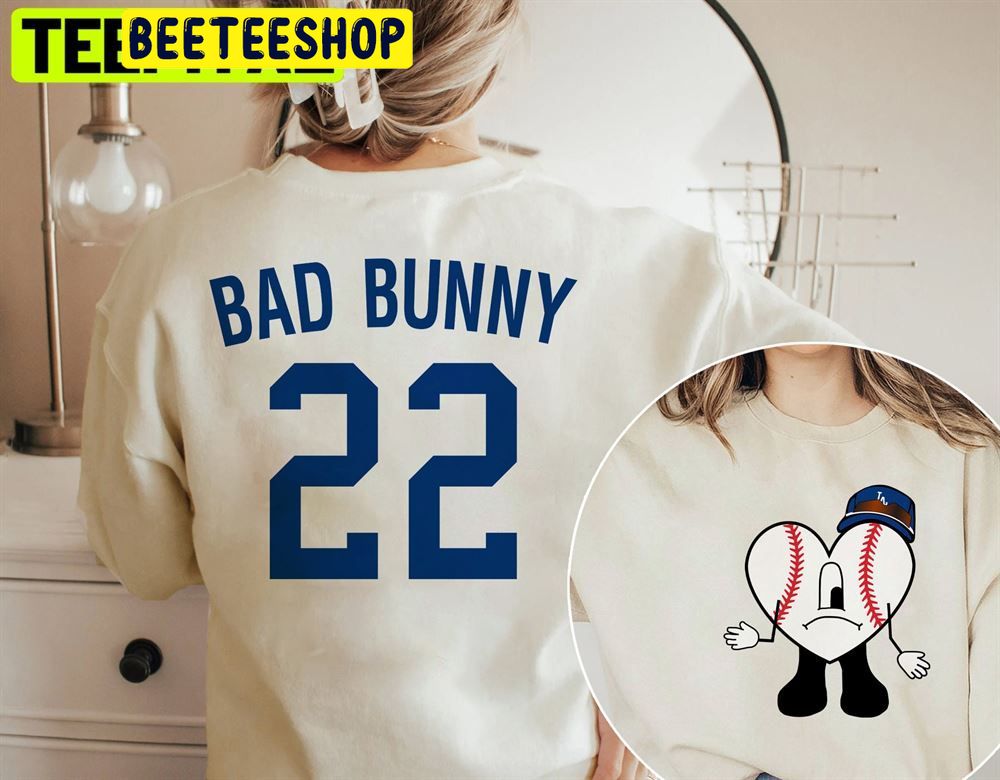 22 Bad Bunny Dodgers Double Side Trending Unisex Sweatshirt