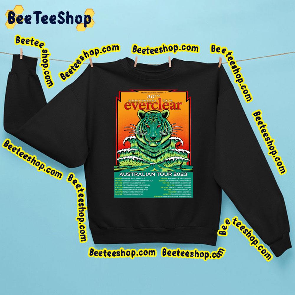 30th Anniversary Tour Everclear Australian Tour 2023 Trending Unisex Sweatshirt